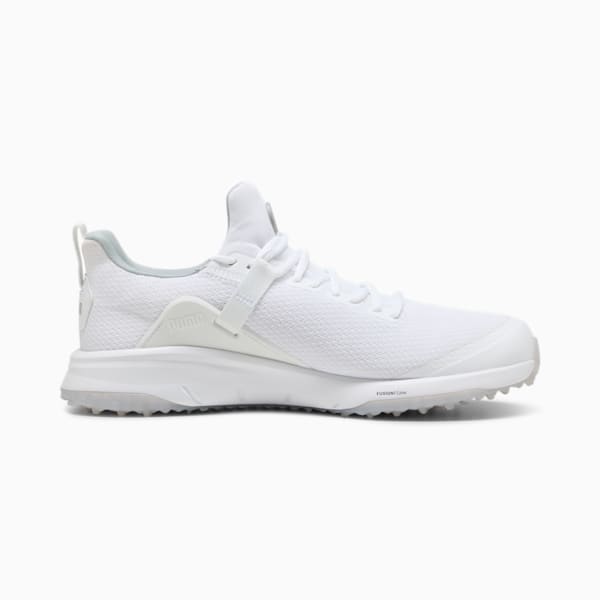 ゴルフ フュージョン EVO スパイクレス シューズ, Puma White-Quarry, extralarge-JPN