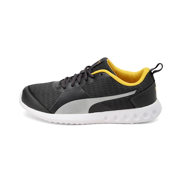 Xyork MU Men's Running Shoes, Asphalt-Silver, extralarge-IND