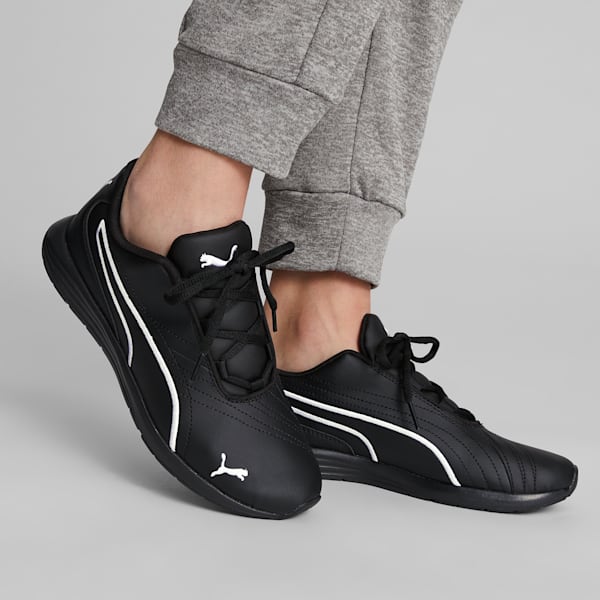 Zapatos para mujer Ella con agujetas, Puma Black-Puma White, extralarge
