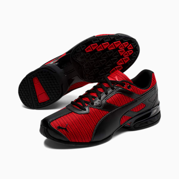 Tazon 6 Ridge Men's Sneakers, Puma Black-High Risk Red, extralarge