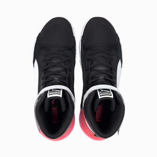 Black puma basketball shoes shop