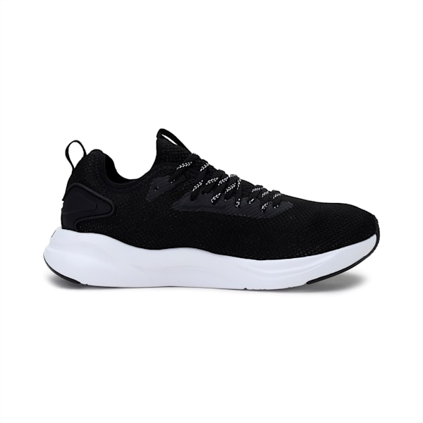 SOFTRIDE Rift Knit Women's Walking Shoes, Puma Black-Luminous Pink, extralarge-IND