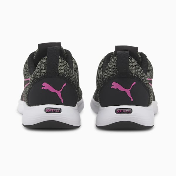 SOFTRIDE Vital Clean Women's Running Shoes, Puma Black-Ultra Gray-Luminous Pink, extralarge