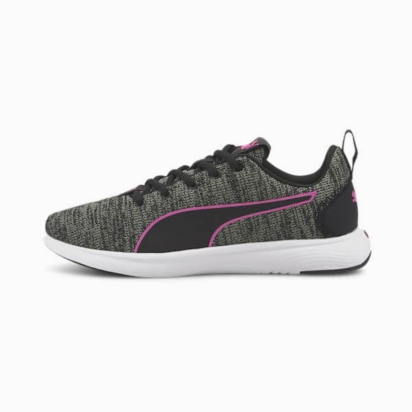 SOFTRIDE Vital Clean Women's Running Shoes, Puma Black-Ultra Gray-Luminous Pink, extralarge