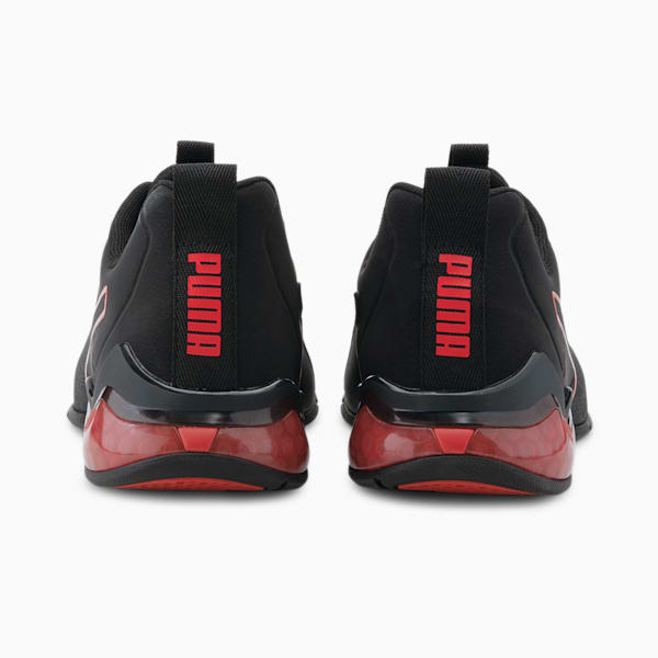 Cell Valiant Men's Running Shoes, Puma Black-High Risk Red