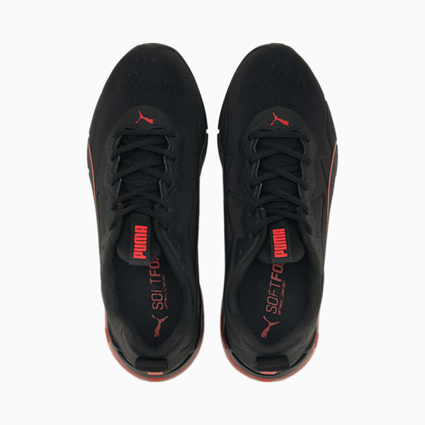 Cell Valiant Men's Running Shoes, Puma Black-High Risk Red