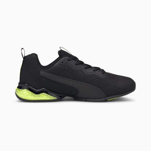 Cell Valiant Men's Running Shoes, Puma Black-Yellow Alert, extralarge-IND