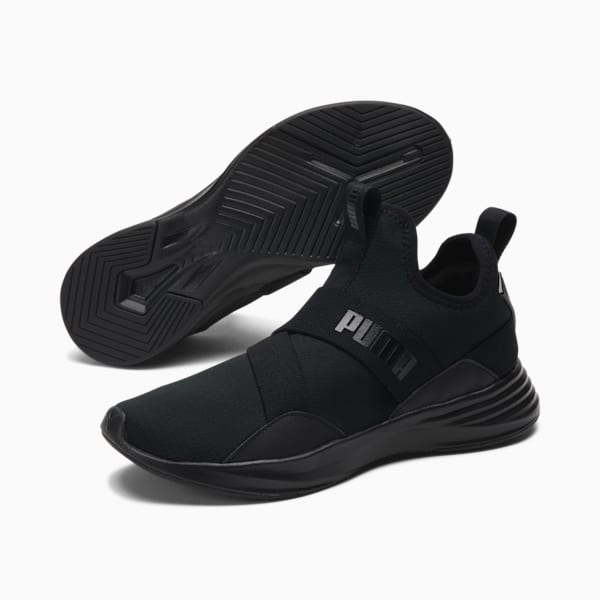 Zapatos de entrenamiento de media caña para mujer Radiate, Puma Black, extralarge