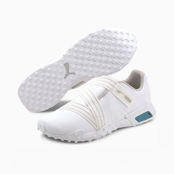 Puma white strap shoes top
