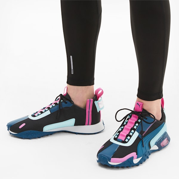 H.ST.20 KIT 2 Women's Training Shoes, Puma Black-ARUBA BLUE-Luminous Pink, extralarge