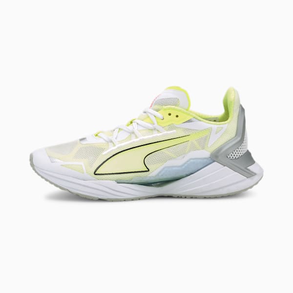 UltraRide Running Shoes JR, Puma White-Fizzy Yellow, extralarge
