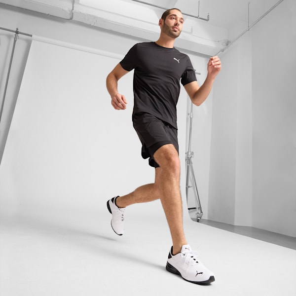 Souliers larges Viz Runner Homme, Puma White-Puma Black, extralarge