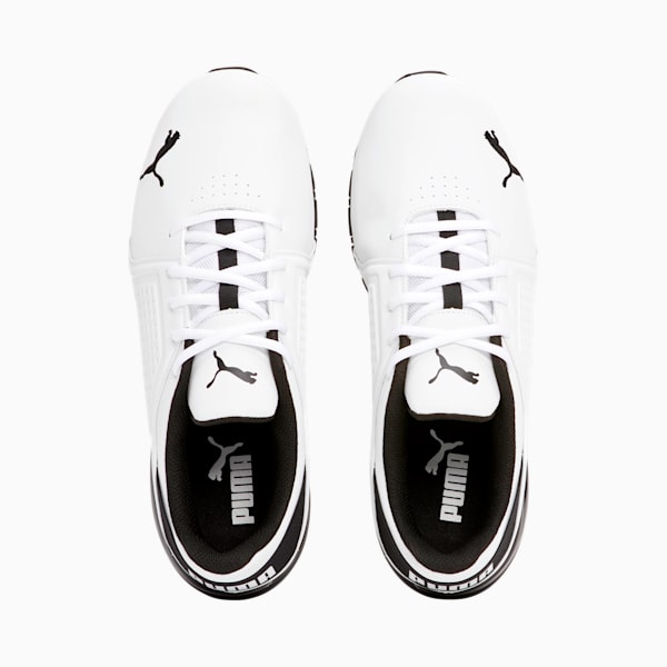 Souliers larges Viz Runner Homme, Puma White-Puma Black, extralarge