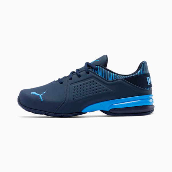 Viz Runner Graphic Men's Sneakers, Peacoat-Palace Blue, extralarge