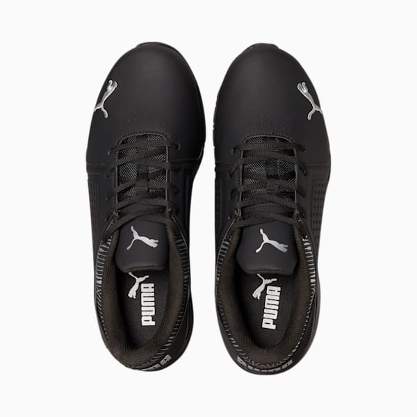 Viz Runner Graphic Men's Sneakers, Puma Black-Metallic Silver, extralarge