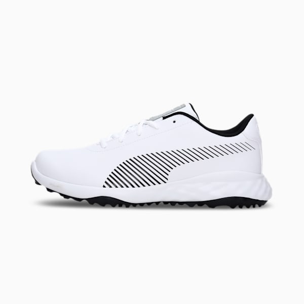 Grip Fusion Pro Men's Golf Shoes, Puma White-Puma Black, extralarge-IND