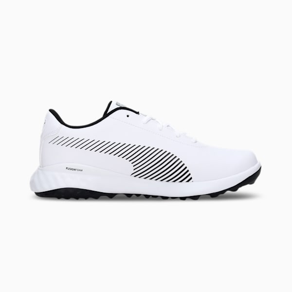 Grip Fusion Pro Men's Golf Shoes, Puma White-Puma Black, extralarge-IND