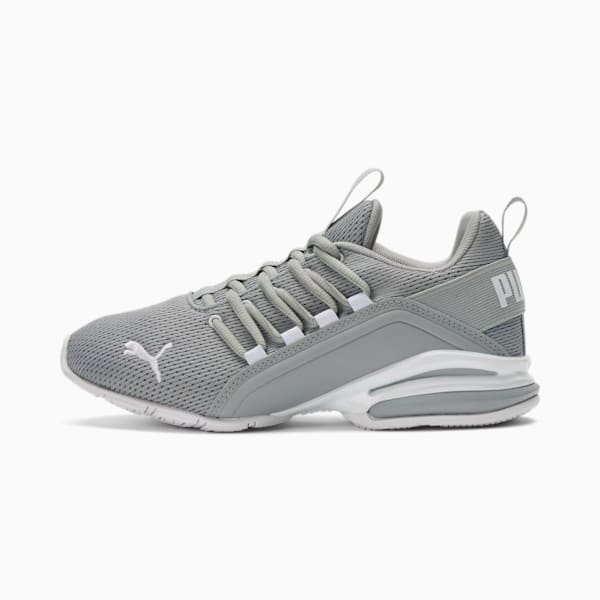 Axelion M Training Shoes JR, Quarry-Puma White, extralarge