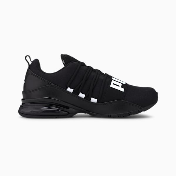 Black puma velcro trainers hotsell