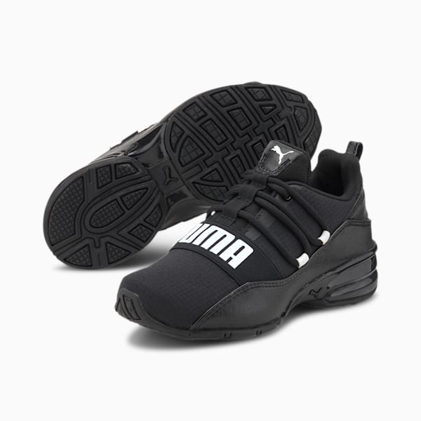 CELL Regulate Little Kids' Shoes, Puma Black-Puma White, extralarge