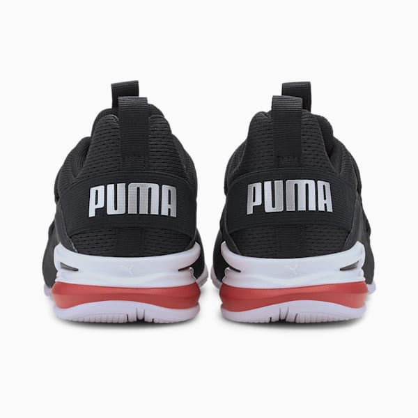 Axelion Mesh Youth Shoes, Puma Black-Puma Silver-High Risk Red, extralarge-GBR