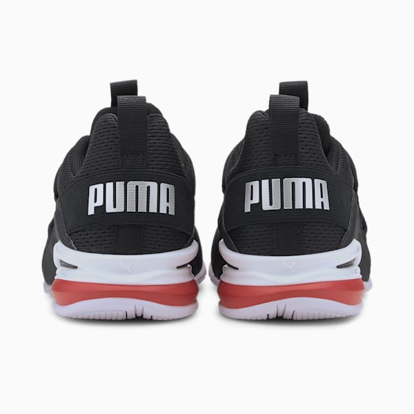 Chaussures Axelion Mesh Enfant et Adolescent, Puma Black-Puma Silver-High Risk Red, extralarge