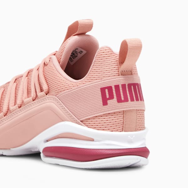 Chaussures Axelion Mesh Enfant et Adolescent, Poppy Pink-PUMA White-Pinktastic, extralarge