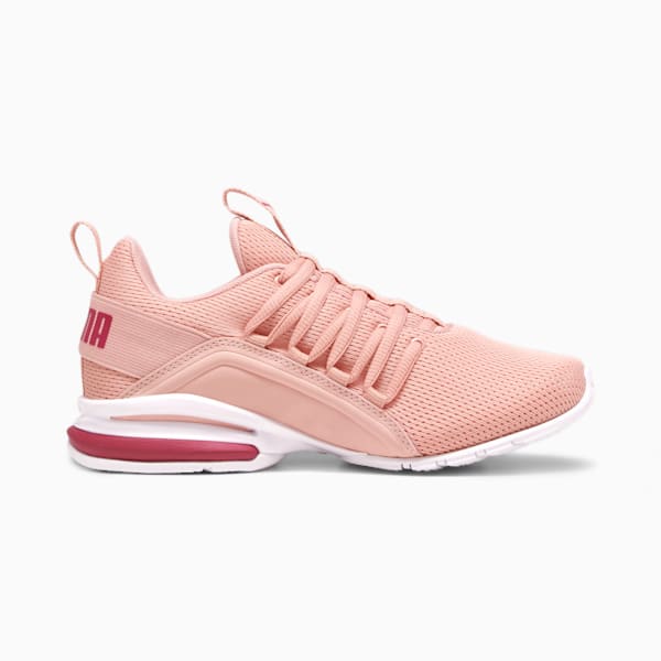 Chaussures Axelion Mesh Enfant et Adolescent, Poppy Pink-PUMA White-Pinktastic, extralarge