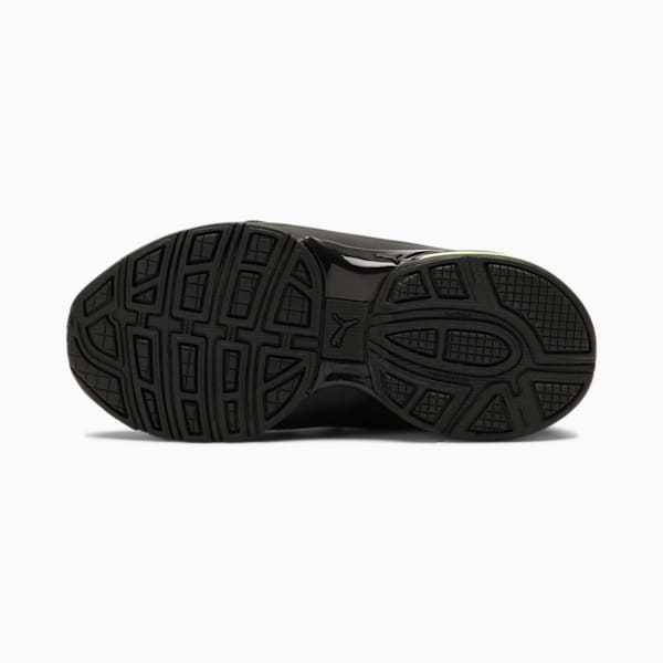 Axelion Mesh Little Kids' Shoes, Puma Black-Green Glare, extralarge