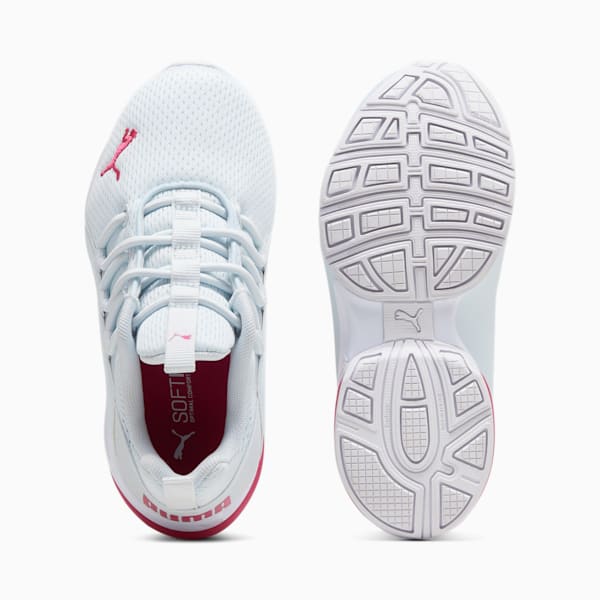 Axelion Mesh Little Kids' Shoes, Dewdrop-Garnet Rose-PUMA White, extralarge