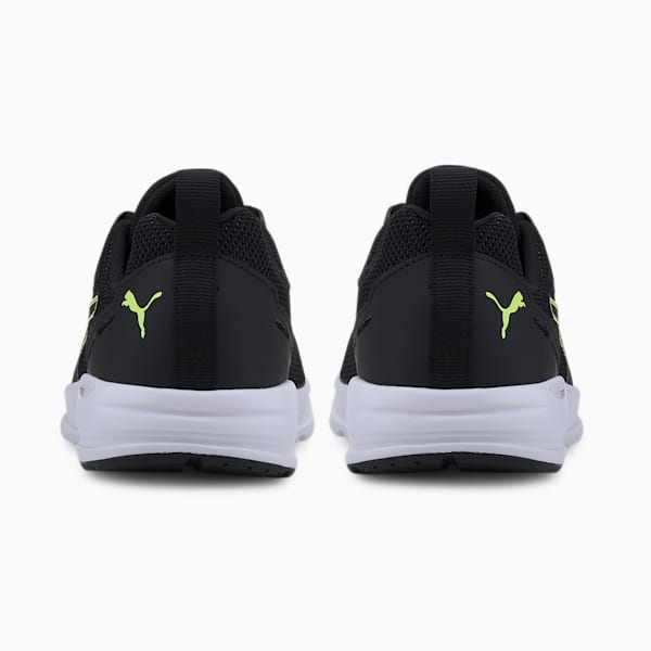 Comet 2 SoftFoam+ Kid's Running Shoes, Puma Black-Fizzy Yellow-Puma White, extralarge-IND