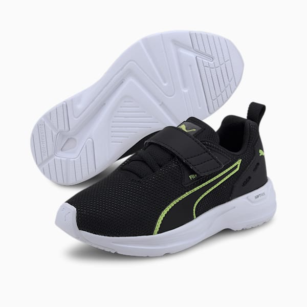 Comet 2 Kids’ Trainers, Puma Black-Fizzy Yellow-Puma White, extralarge-IND