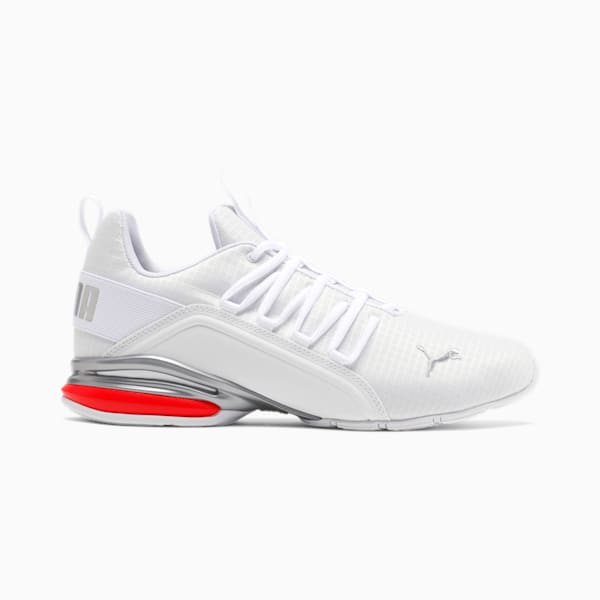 Momenta Ripstop Men's Training Shoes, Puma White-Metallic Silver-High Risk Red, extralarge