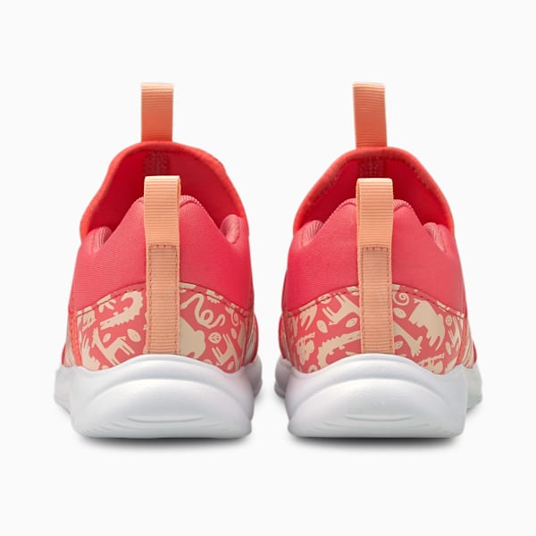 Fun Racer Summer Animals Little Kids' Slip-On Shoes, Sun Kissed Coral-Apricot Blush, extralarge