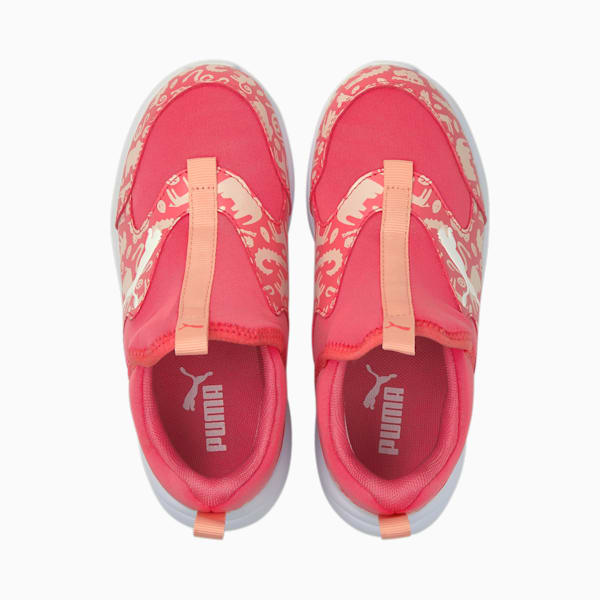 Fun Racer Summer Animals Little Kids' Slip-On Shoes, Sun Kissed Coral-Apricot Blush, extralarge