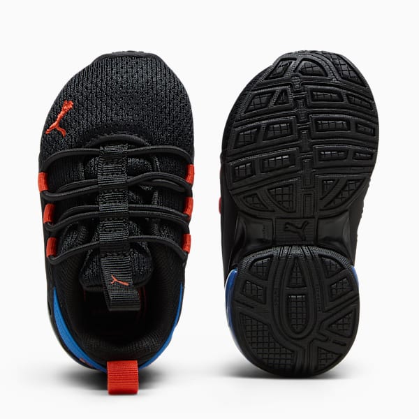 Axelion Mesh Toddlers' Easy On Sneakers, PUMA Black-Redmazing-Hyperlink Blue, extralarge