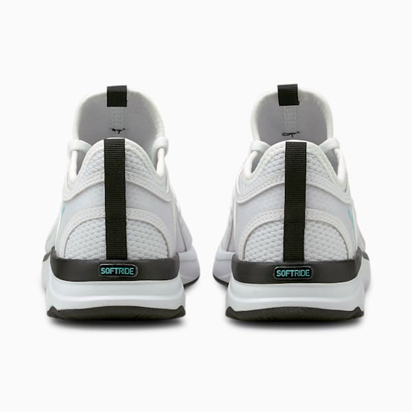 SoftRide Sophia Women's Running Shoes, Puma White-Angel Blue-Puma Black, extralarge