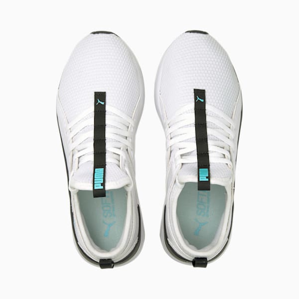 SoftRide Sophia Women's Running Shoes, Puma White-Angel Blue-Puma Black, extralarge