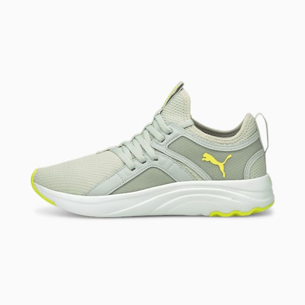 SoftRide Sophia Women's Running Shoes, Gray Violet-Yellow Glow, extralarge