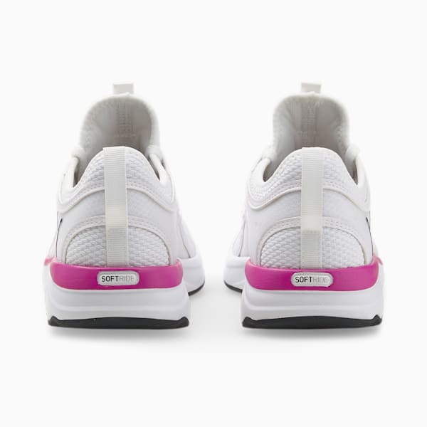 SOFTRIDE Sophia Women's Walking Shoes, Puma White-Deep Orchid, extralarge-IND