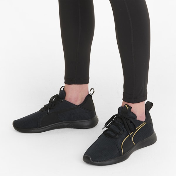 Softride Vital Repel Women's Walking Shoes, Puma Black-Puma Team Gold