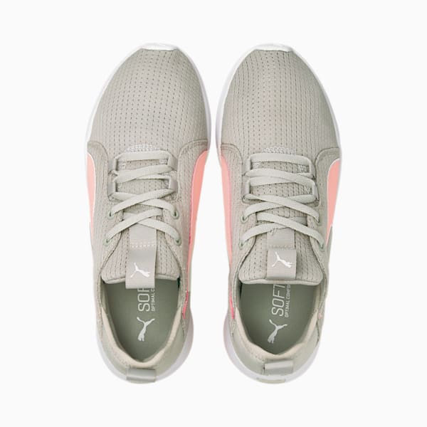SOFTRIDE Vital Repel Women's Walking Shoes, Gray Violet-Elektro Peach-Puma White, extralarge-IND