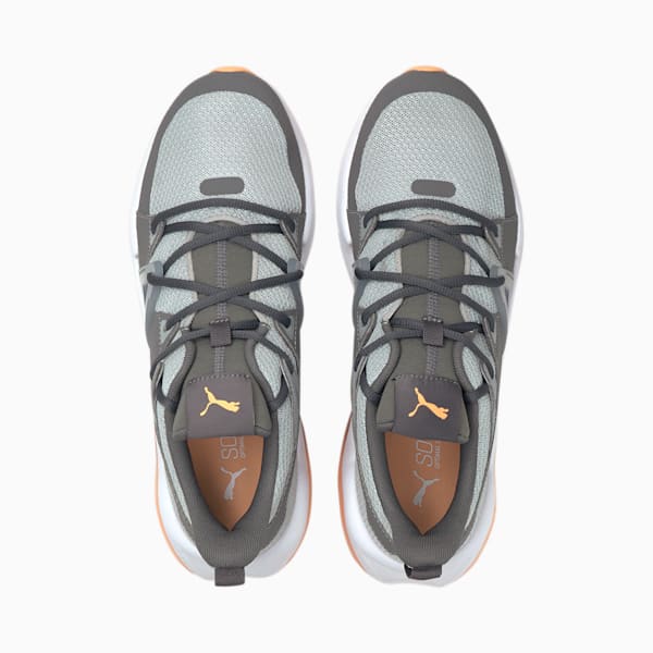 Cell Fraction Fade Men's Running Shoes, CASTLEROCK-Quarry-Soft Fluo Orange