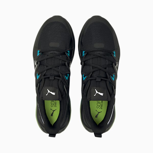 CELL Fraction Fade Men's Training Shoes, Puma Black-Scuba Blue-Yellow, extralarge