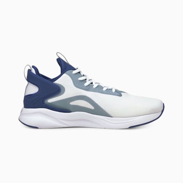 SoftRide Rift Tech Men's Running Shoes, Puma White-Elektro Blue, extralarge