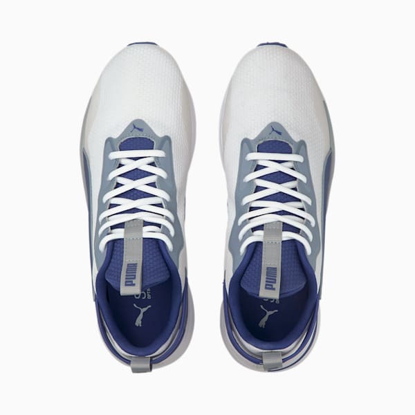 SoftRide Rift Tech Men's Running Shoes, Puma White-Elektro Blue, extralarge