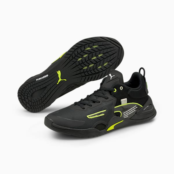 PUMA x FIRST MILE FUSE Men's Training Shoes, Puma Black-Yellow Alert