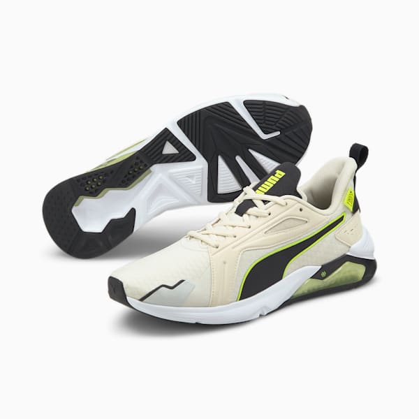 PUMA x FIRST MILE LQDCELL Method Men's Training Shoes, Eggnog-Yellow Alert-Puma Black, extralarge