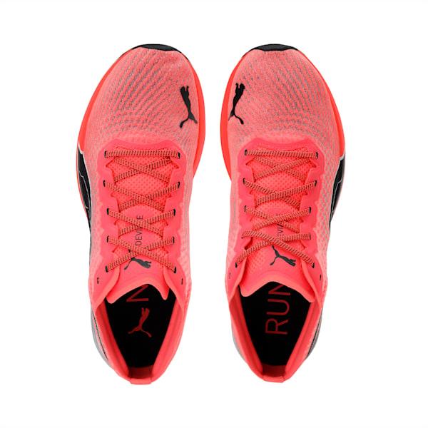 Deviate Nitro Men's Running Shoes, Lava Blast-Puma Black