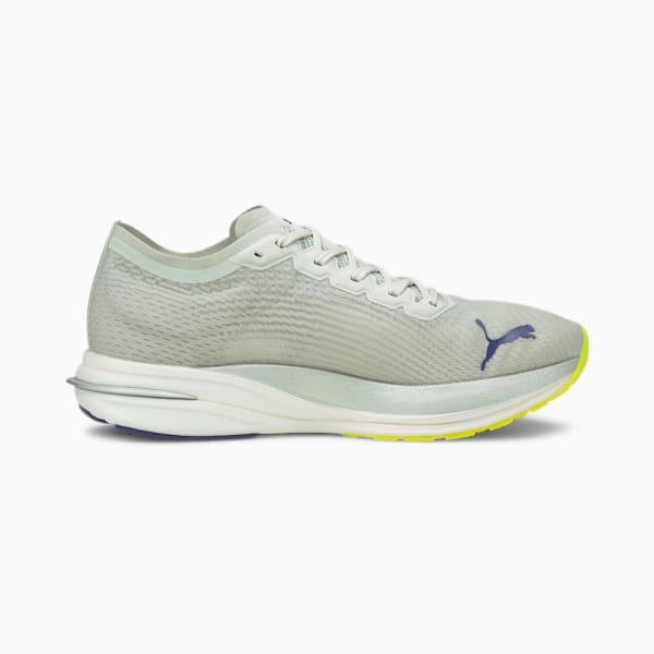 Tenis para correr Hombre Deviate Nitro, Gray Violet-Yellow Alert, extralarge